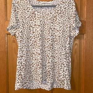 Cheetah print top